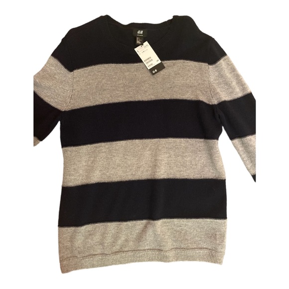 New Men’s Stripped H&M Sweater - Picture 3 of 5